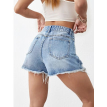 Rifľové potrhané kraťasy-283629-09