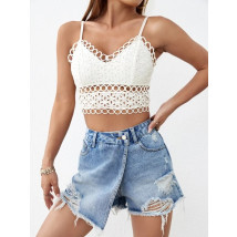 Rifľové potrhané kraťasy-283629-09