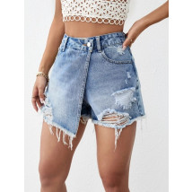 Rifľové potrhané kraťasy-283629-09