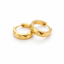 Dámske pozlatené kruhové náušnice-327248-02