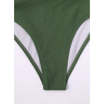 Olivovo-zelené dvojdielne plavky-282961-029