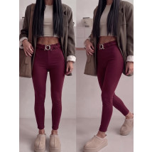 Bordo LEGGINS s opaskom-330583-02