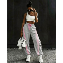 Sivé teplákové nohavice-326633-05