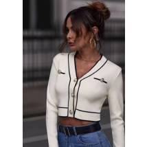 Béžový elegantný sveter-290039-01