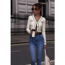 Béžový elegantný sveter-290039-01