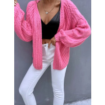 Ružový pletený kardigan-290071-03