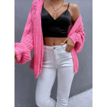 Ružový pletený kardigan-290071-03