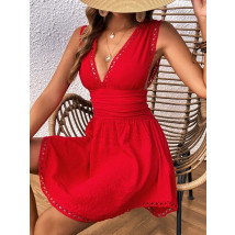 Červené krátke šaty-288132-02