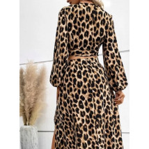 Leopardí sukňový komplet-304965-06