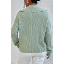 Zelený pletený sveter-289661-08