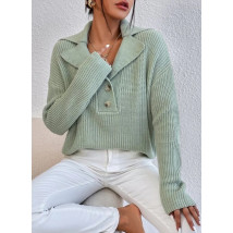 Zelený pletený sveter-289661-08