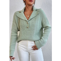 Zelený pletený sveter-289661-08