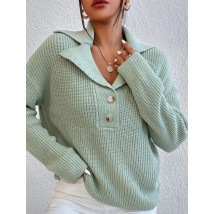 Zelený pletený sveter-289661-08