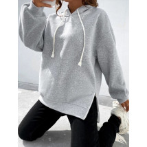 Sivá oversize mikina s kapucňou-295102-03