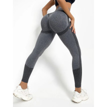 SIVÉ PUSH-UP LEGÍNY S VYSOKÝM PÁSOM-280332-039