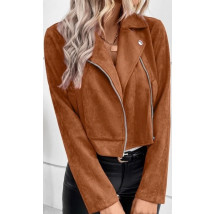 Hnedá semišová bunda-290321-02