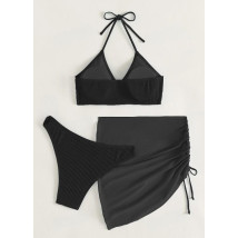 Čierne dvojdielne plavky so sukňou-302668-03