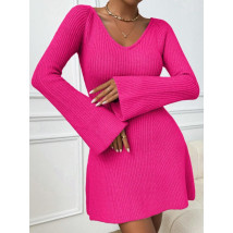 Ružové pletené šaty-316693-01