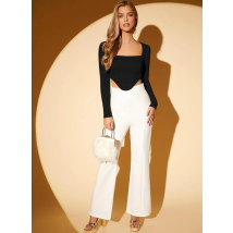 Čierny top s dlhým rukávom-280655-014