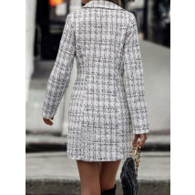 Bielo-čierne predĺžené sako-295248-03