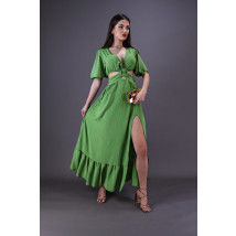 Zelené dlhé šaty-265749-02