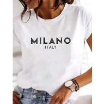 Biele tričko MILANO-302777-01