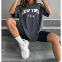 Sivé tričko NEW YORK-280667-012