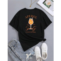 Čierne tričko APEROL-318828-01
