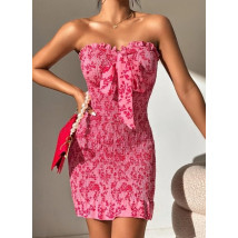 Ružové krátke šaty-302853-03
