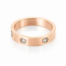 Dámsky oceľový prsteň-286863-06