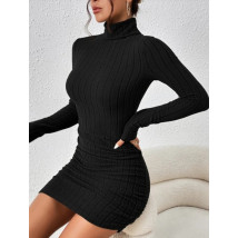 Čierne rolákové šaty-293205-03