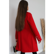Červený kabát s gombíkmi-257092-010
