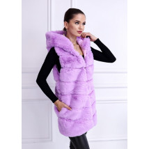 Svetlo fialová vesta s kapucňou-257042-08