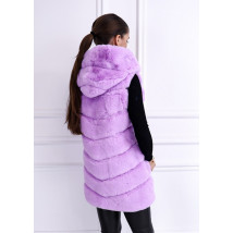 Svetlo fialová vesta s kapucňou-257042-08