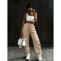 Béžové teplákové nohavice-326593-03