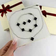 Dámska oceľová súprava s krabičkou Olivia-307292-08