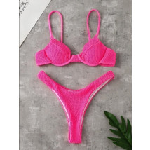 Ružové dvojdielne plavky-303297-01