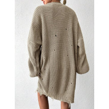 Béžové pletené šaty-309256-02
