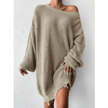 Béžové pletené šaty-309256-02