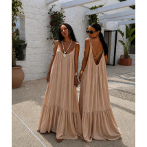 Béžové BOHO šaty-328167-01