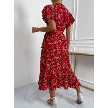 Červené zavinovacie šaty-303332-03