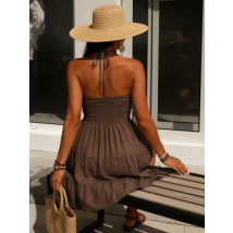 Čokoládovohnedé šaty-326115-01