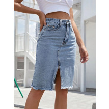 Svetlomodrá rifľová sukňa-289409-06