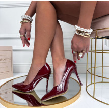 Bordové lakované lodičky-326254-06