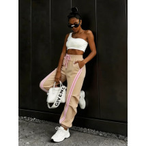 Béžové teplákové nohavice-326593-03