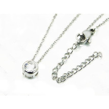 Dámsky oceľový náhrdelník-205584-01