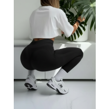 Čierne double push-up legíny-324642-01