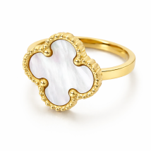 Oceľový prsteň biely-279464-07