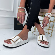 Biele šľapky so zlatou prackou-325628-04