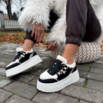 Čierne zatepelené tenisky-323586-02